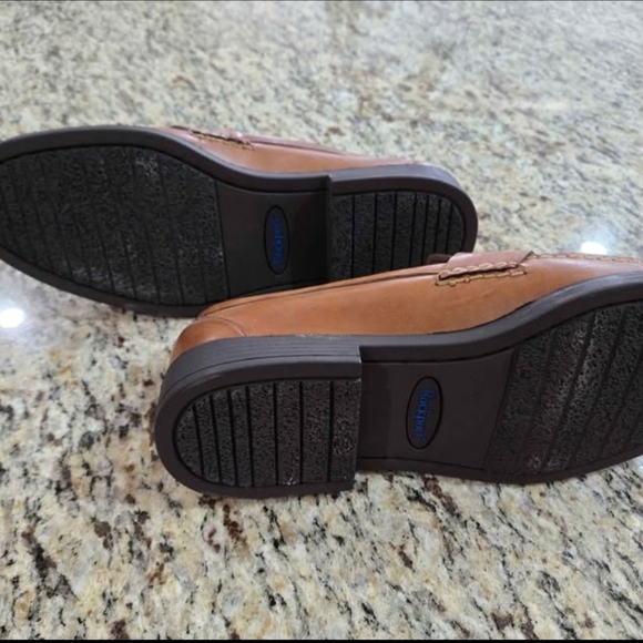 Rockport Men's Tan Leather Slip-On Loafers - Picture 2 of 4